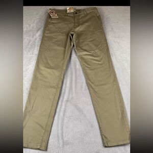 Devil Dog mens khaki slim chino pants size 32x32